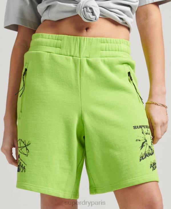 Superdry Hommes short en jersey x surplus D64Z357 vêtements vert