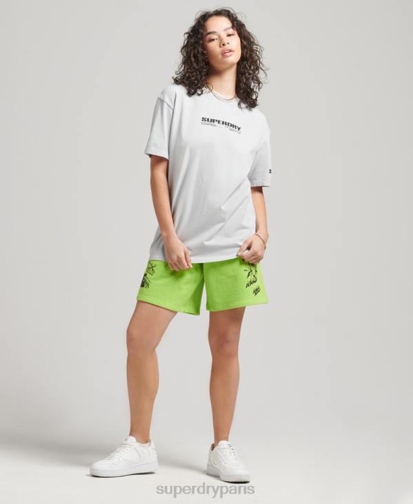 Superdry Hommes short en jersey x surplus D64Z357 vêtements vert