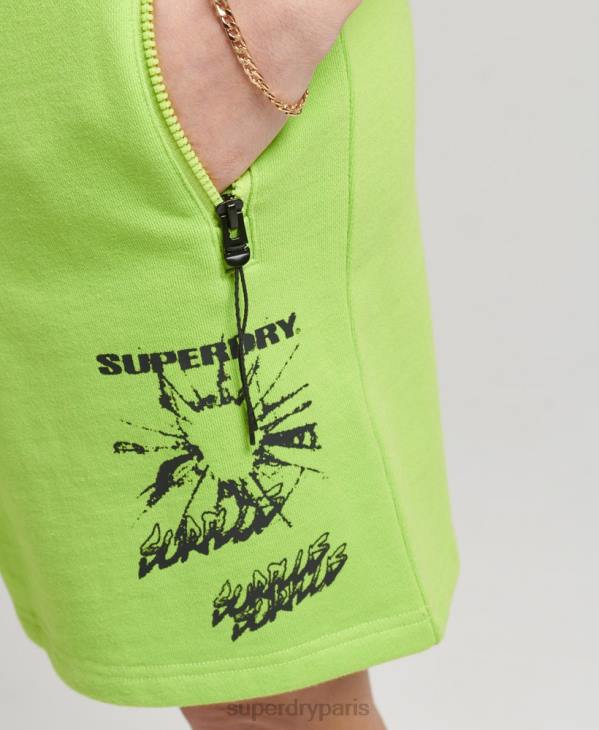 Superdry Hommes short en jersey x surplus D64Z357 vêtements vert