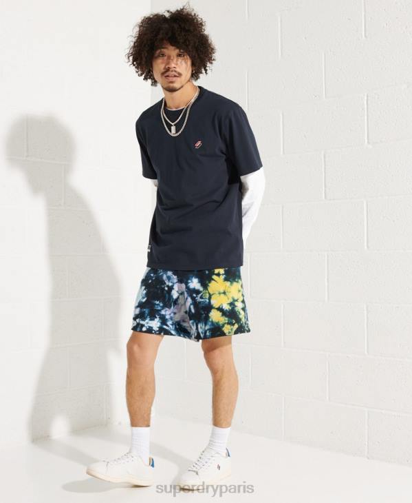 Superdry Hommes short en molleton tie-dye D64Z337 vêtements multi