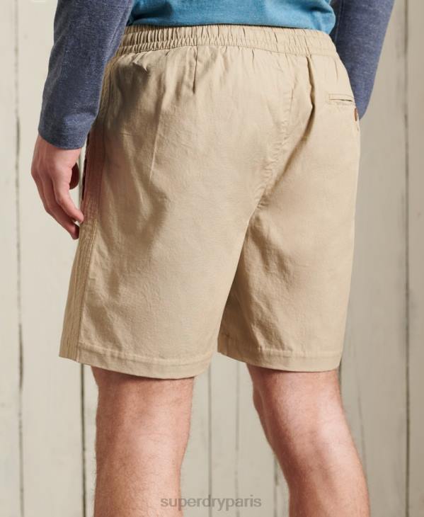 Superdry Hommes short fuselé à cordon de serrage D64Z383 vêtements bronzer