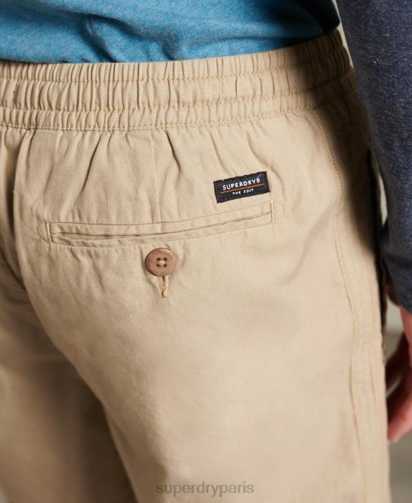Superdry Hommes short fuselé à cordon de serrage D64Z383 vêtements bronzer