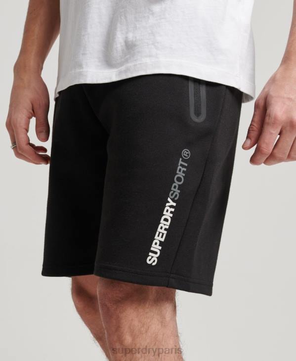 Superdry Hommes short gymtech D64Z315 vêtements noir
