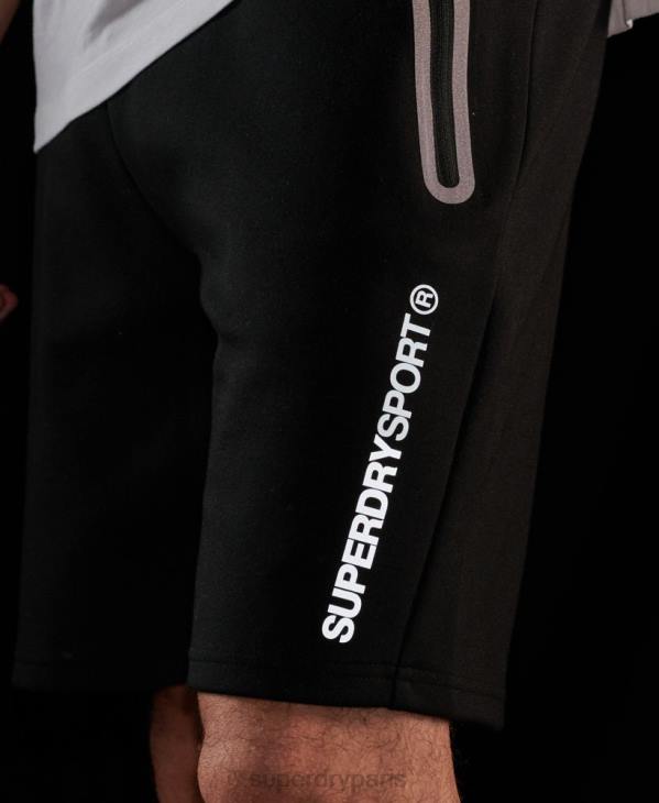 Superdry Hommes short gymtech D64Z315 vêtements noir
