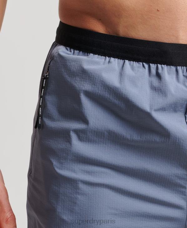 Superdry Hommes short hybride train D64Z1408 vêtements violet