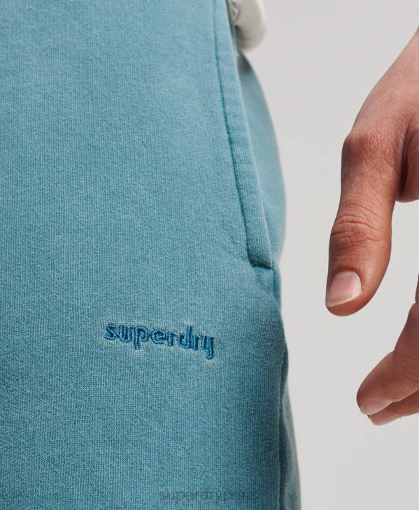 Superdry Hommes short marque vintage D64Z281 vêtements turquoise