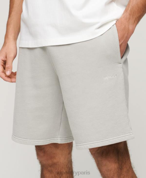 Superdry Hommes short marque vintage D64Z297 vêtements gris clair