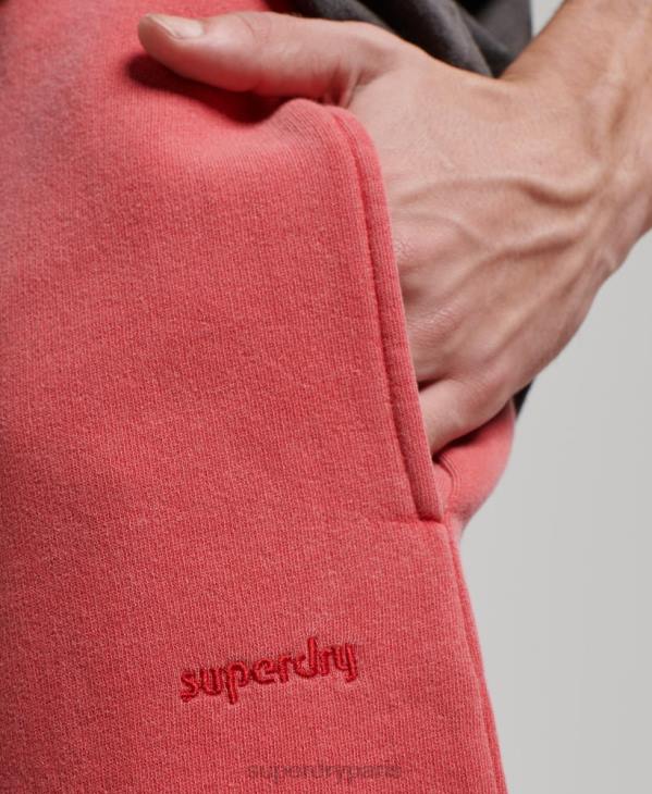 Superdry Hommes short marque vintage D64Z302 vêtements rouge