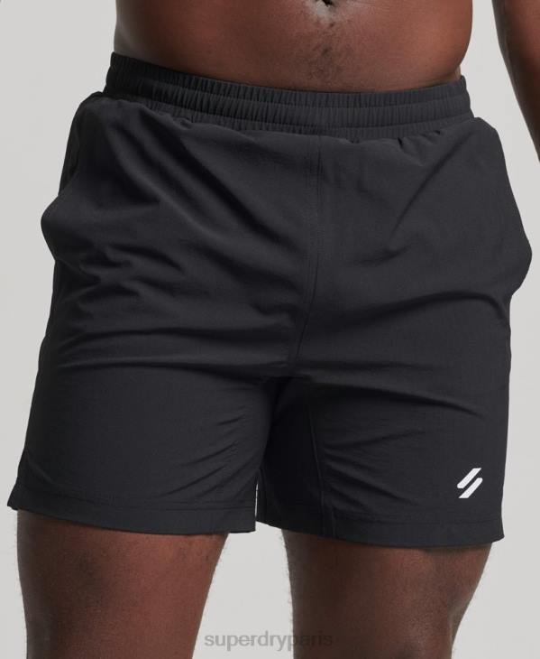 Superdry Hommes short multisport core D64Z5383 vêtements noir