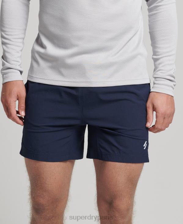Superdry Hommes short multisport core D64Z5385 vêtements marine