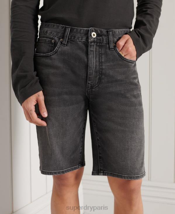 Superdry Hommes short slim D64Z369 vêtements gris foncé