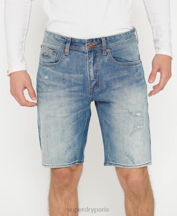 Superdry Hommes short slim officier D64Z384 vêtements jeans