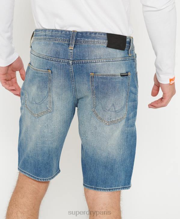 Superdry Hommes short slim officier D64Z384 vêtements jeans