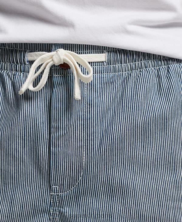 Superdry Hommes short surteint D64Z259 vêtements bleu clair