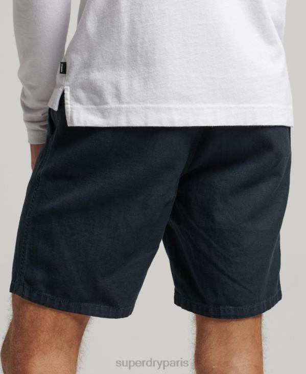 Superdry Hommes short surteint vintage D64Z257 vêtements marine