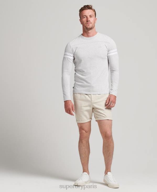 Superdry Hommes short surteint vintage D64Z264 vêtements crème