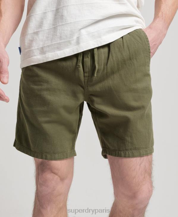Superdry Hommes short surteint vintage D64Z274 vêtements kaki