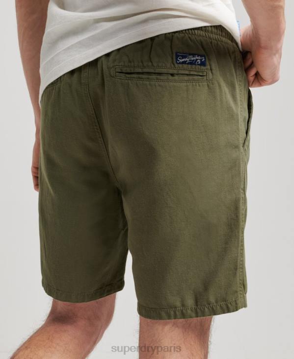 Superdry Hommes short surteint vintage D64Z274 vêtements kaki