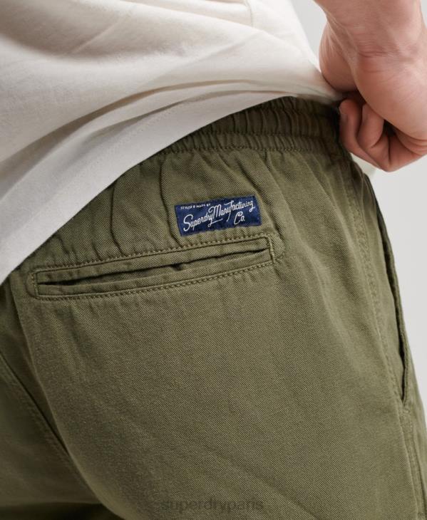 Superdry Hommes short surteint vintage D64Z274 vêtements kaki