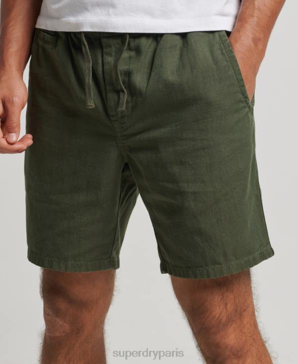 Superdry Hommes short surteint vintage D64Z291 vêtements kaki