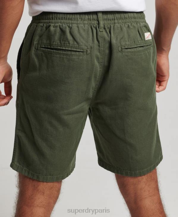 Superdry Hommes short surteint vintage D64Z291 vêtements kaki