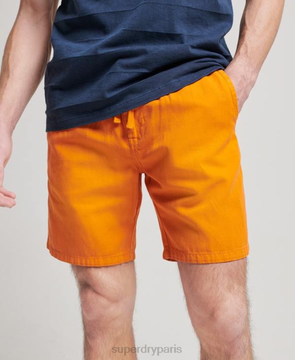 Superdry Hommes short surteint vintage D64Z299 vêtements orange