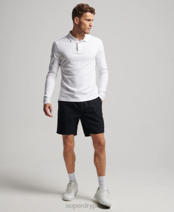 Superdry Hommes short surteint vintage D64Z322 vêtements noir