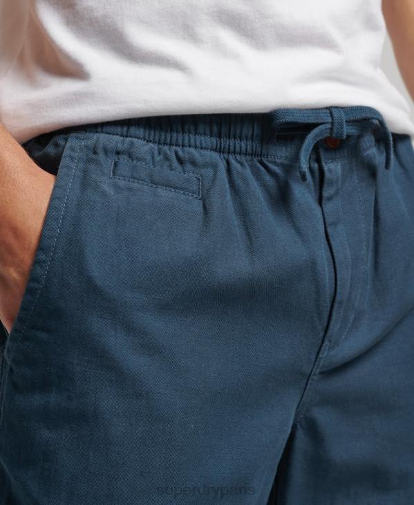 Superdry Hommes short surteint vintage D64Z33 vêtements bleu