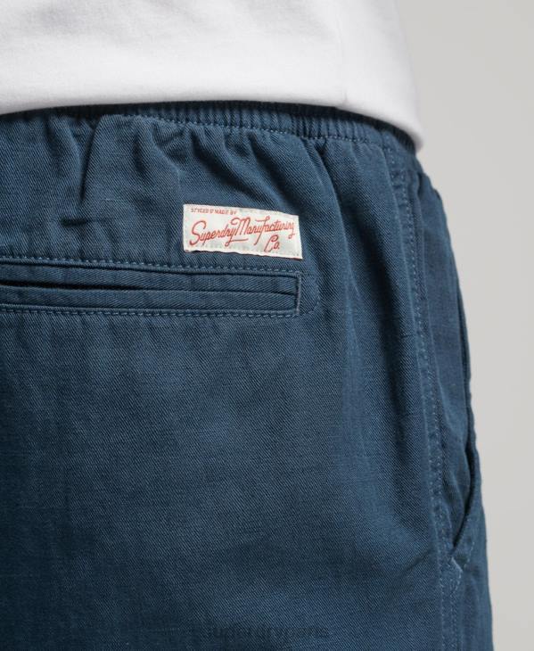 Superdry Hommes short surteint vintage D64Z33 vêtements bleu