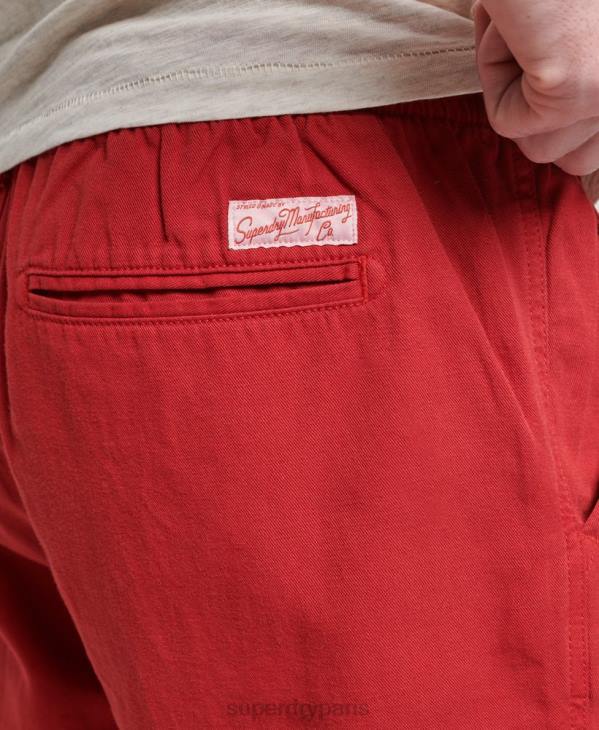 Superdry Hommes short surteint vintage D64Z55 vêtements rouge
