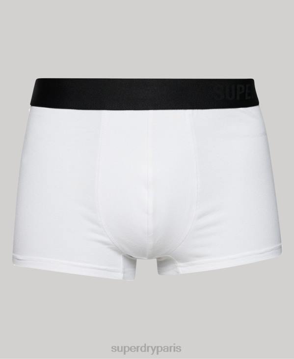 Superdry Hommes boxer en coton bio offset double pack D64Z1776 vêtements noir