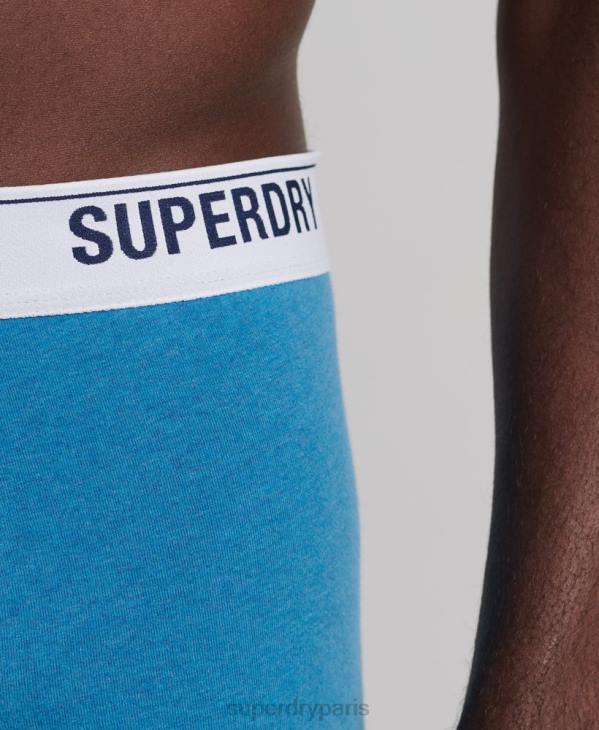 Superdry Hommes lot de 1 boxer en coton bio D64Z1877 vêtements bleu
