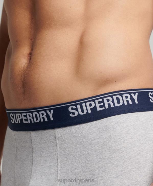 Superdry Hommes lot de deux boxers en coton bio D64Z1749 vêtements jaune