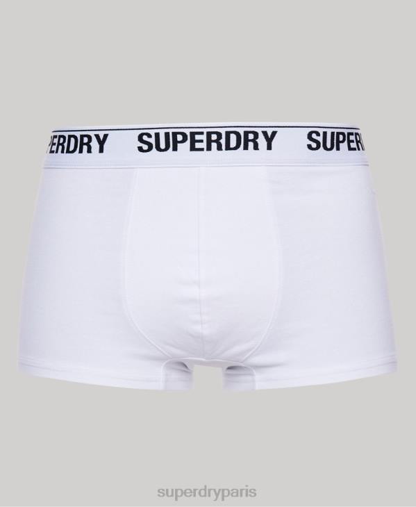 Superdry Hommes lot de trois boxers en coton bio D64Z1747 vêtements noir