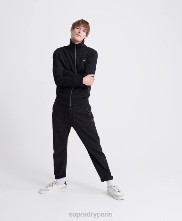 Superdry Hommes haut de survêtement loopback collectif D64Z876 vêtements noir