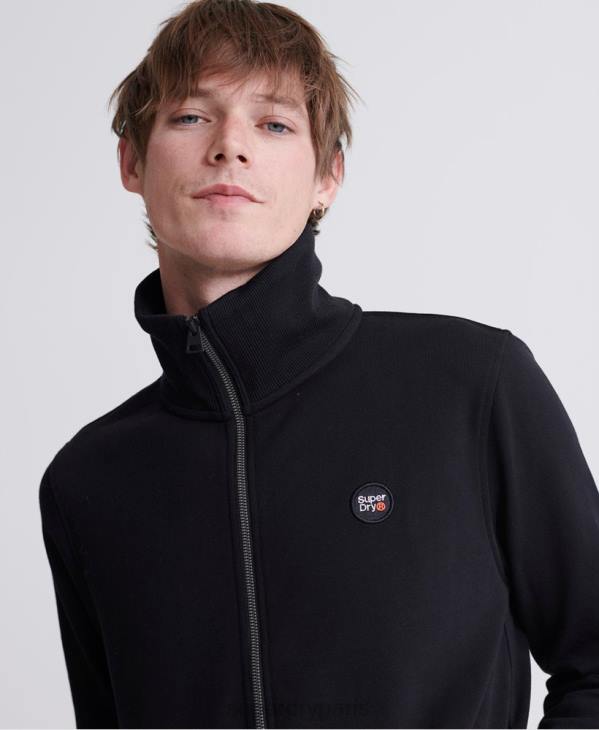 Superdry Hommes haut de survêtement loopback collectif D64Z876 vêtements noir