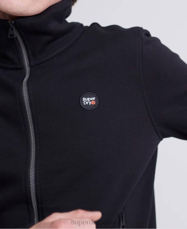 Superdry Hommes haut de survêtement loopback collectif D64Z876 vêtements noir