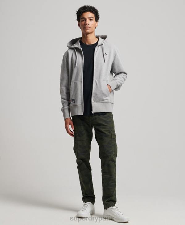 Superdry Hommes sweat à capuche ample à logo essentiel D64Z5097 vêtements gris