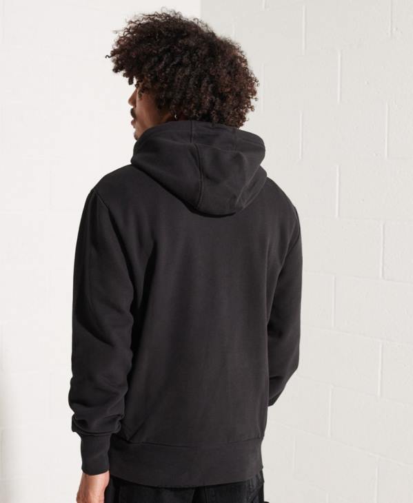 Superdry Hommes sweat à capuche city college D64Z658 vêtements noir