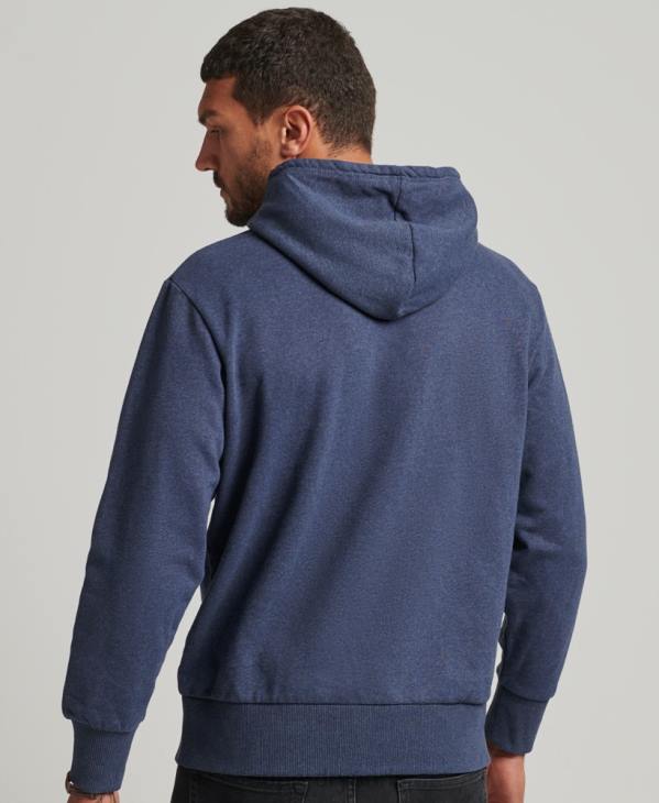 Superdry Hommes sweat à capuche city recyclé D64Z665 vêtements bleu