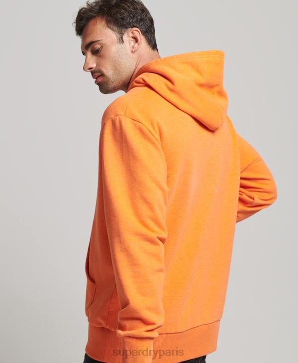 Superdry Hommes sweat à capuche city recyclé D64Z747 vêtements orange