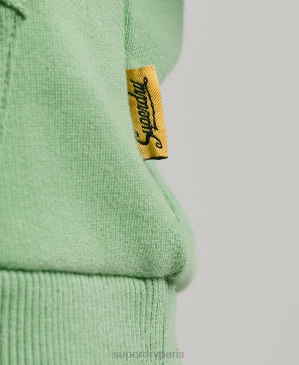 Superdry Hommes sweat à capuche classique à logo terrain D64Z38 vêtements vert