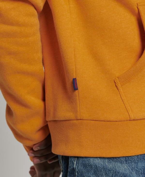 Superdry Hommes sweat à capuche classique à logo vintage D64Z5146 vêtements jaune