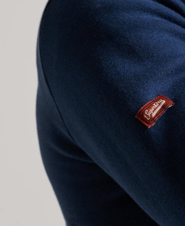 Superdry Hommes sweat à capuche classique à logo vintage D64Z629 vêtements bleu