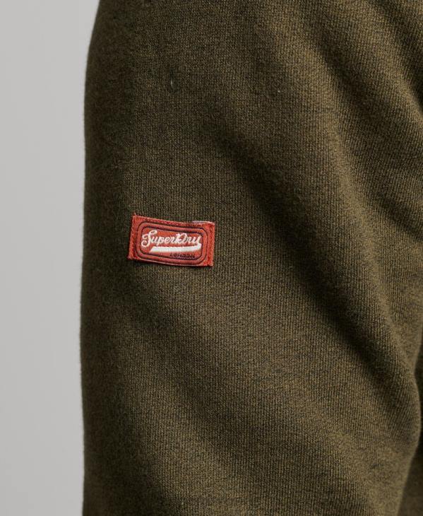 Superdry Hommes sweat à capuche classique à logo vintage D64Z659 vêtements vert