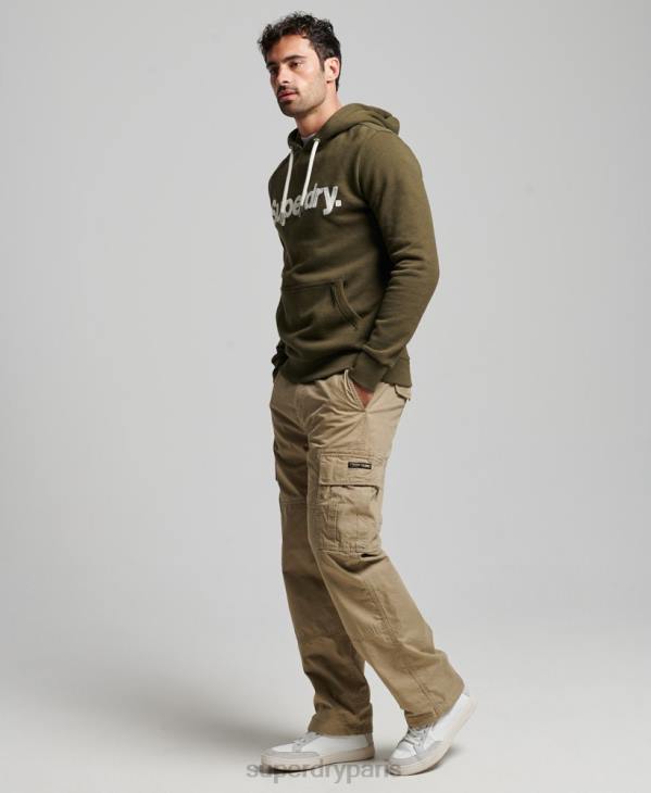 Superdry Hommes sweat à capuche classique à logo vintage D64Z659 vêtements vert