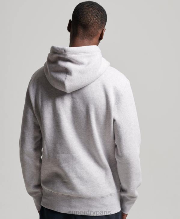 Superdry Hommes sweat à capuche code sportswear D64Z495 vêtements gris