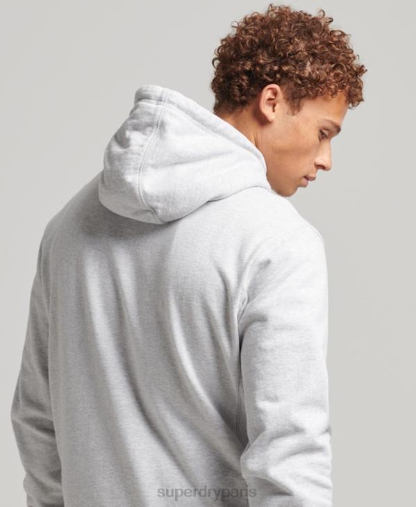 Superdry Hommes sweat à capuche essentiel D64Z732 vêtements gris