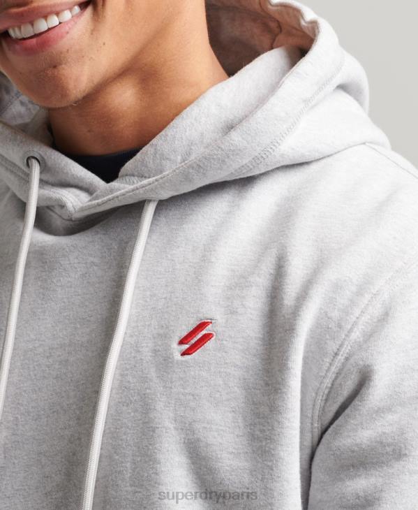 Superdry Hommes sweat à capuche essentiel D64Z732 vêtements gris