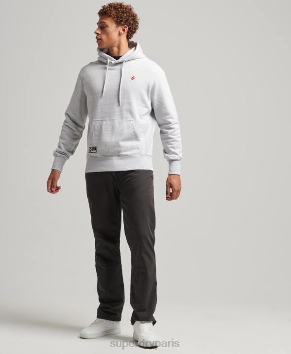 Superdry Hommes sweat à capuche essentiel D64Z732 vêtements gris